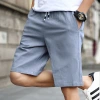 Men's 5-inch casual pants, men's Korean-style large-sized beach pants, men's sport pants, cotton and linen 5-inch pants for men Application Scenario